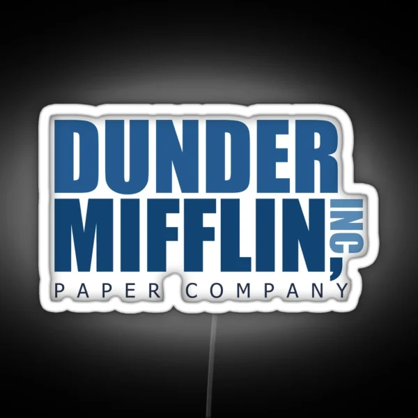 Dunder Mifflin RGB Neon Sign