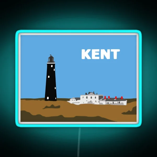 Dungeness Lighthouse RGB Neon Sign