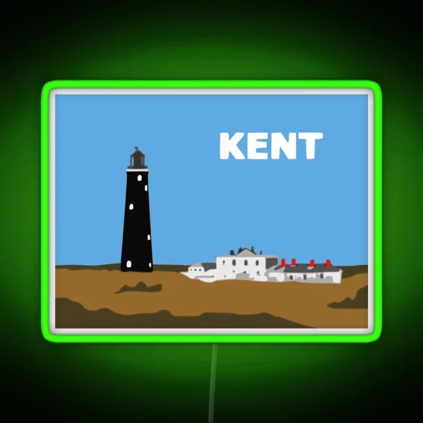Dungeness Lighthouse RGB Neon Sign