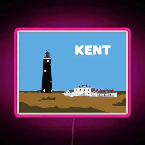 Dungeness Lighthouse RGB Neon Sign