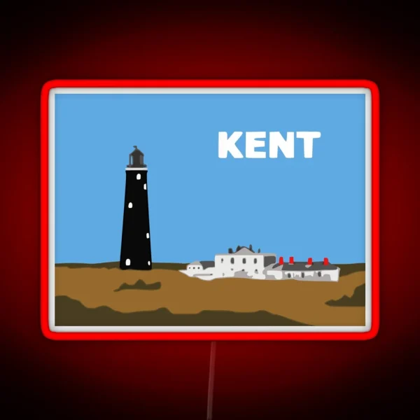 Dungeness Lighthouse RGB Neon Sign