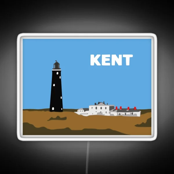 Dungeness Lighthouse RGB Neon Sign