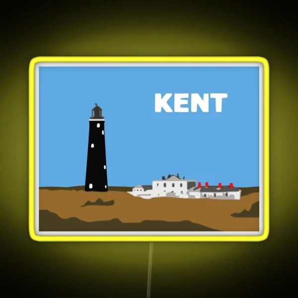 Dungeness Lighthouse RGB Neon Sign
