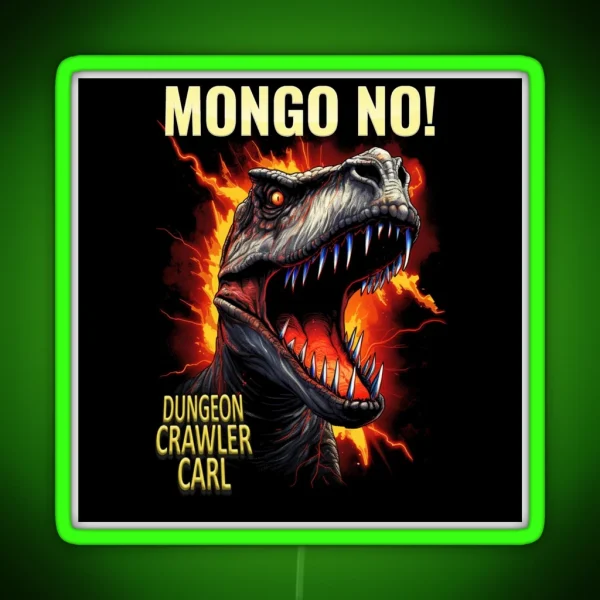 Dungeon Crawler Carl Mongo No RGB Neon Sign