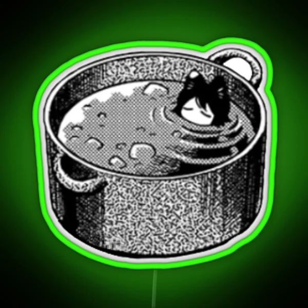 Dungeon Meshi Catgirl Soup RGB Neon Sign