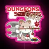 RGB Neon Sign for Dungeons & Dragons Enthusiasts' Fantasy Game Rooms
