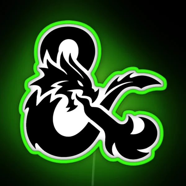 Dungeons And Dragons RGB Neon Sign