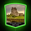 Irish Neon Sign Art Decor Dunguaire Castle Galway Ireland County
