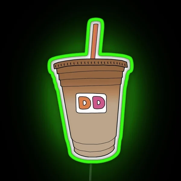 Dunkin Cup RGB Neon Sign