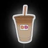 RGB LED neon coffee cup display advertising signage solution