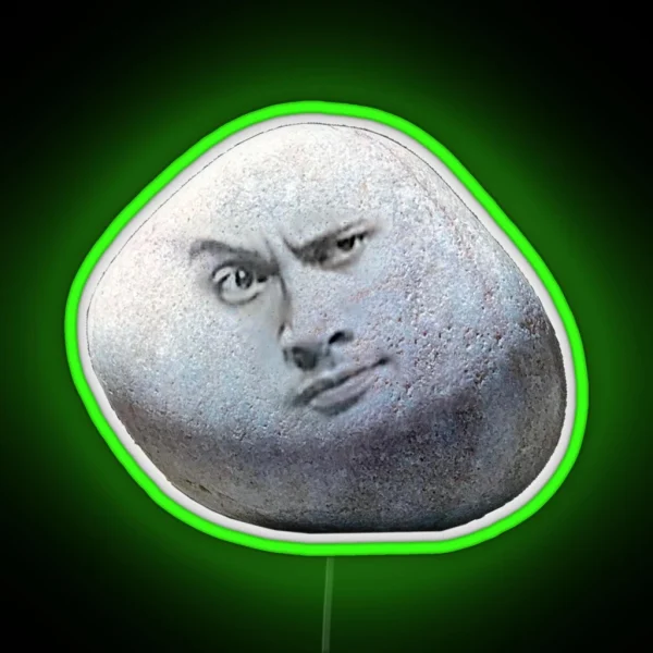 Dwayne The Literal Rock Johnson RGB Neon Sign