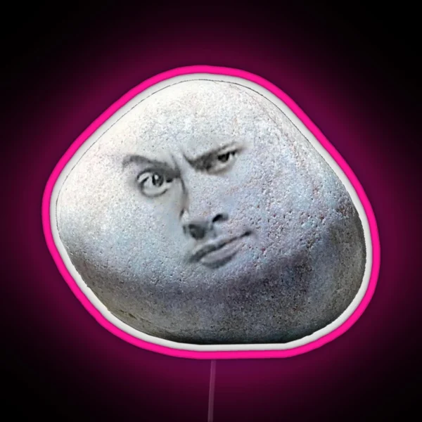 Dwayne The Literal Rock Johnson RGB Neon Sign