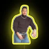 Vintage Retro Dwayne 'The Rock' Johnson Inspired Neon Artwork Sign
