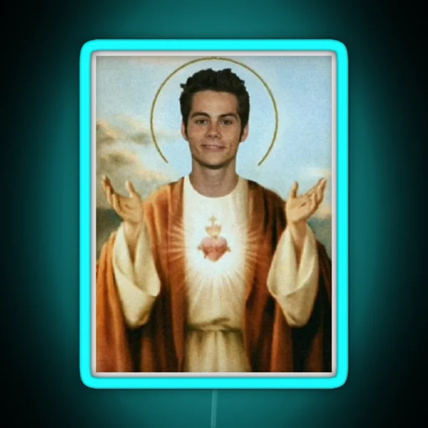 Dylan O Brien Jesus RGB Neon Sign