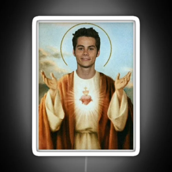 Dylan O Brien Jesus RGB Neon Sign