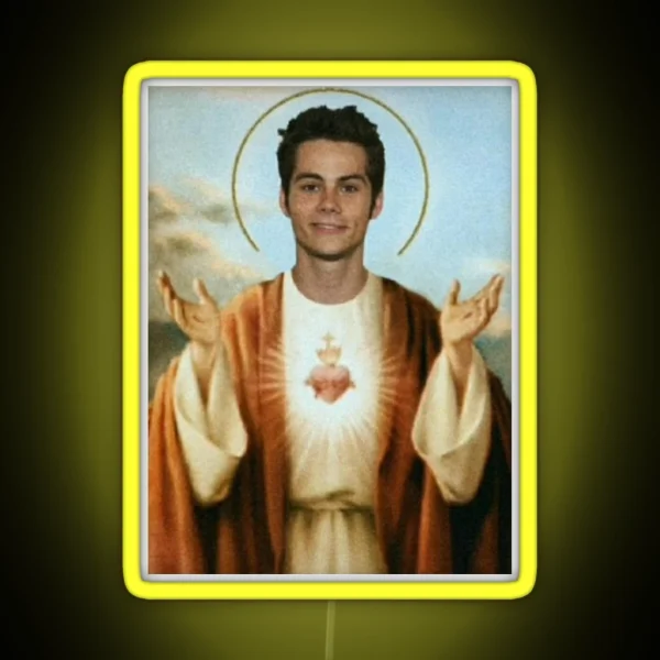 Dylan O Brien Jesus RGB Neon Sign