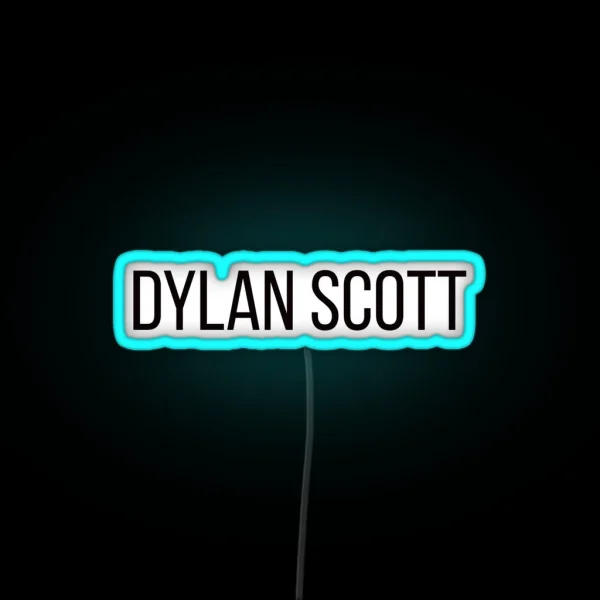 Dylan Scott RGB Neon Sign