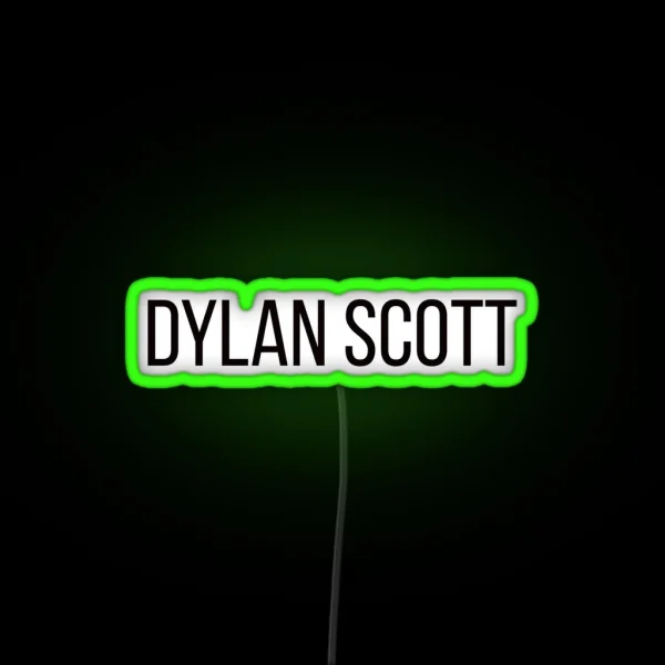 Dylan Scott RGB Neon Sign