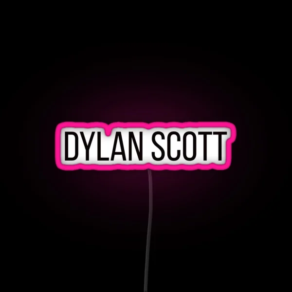 Dylan Scott RGB Neon Sign