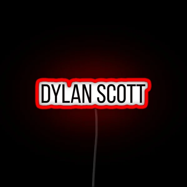 Dylan Scott RGB Neon Sign