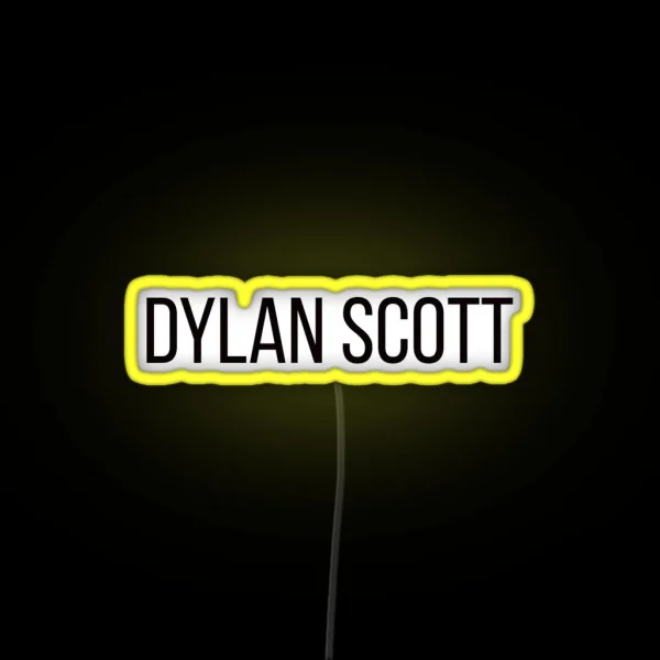 Dylan Scott RGB Neon Sign