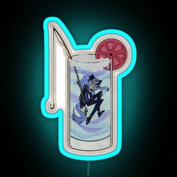 Dylas Rf4 Bubble Drink BIG RGB Neon Sign