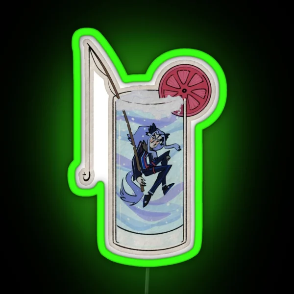 Dylas Rf4 Bubble Drink BIG RGB Neon Sign