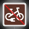 Electric Bike Prohibited Signs in Modern Home Decor and Interior