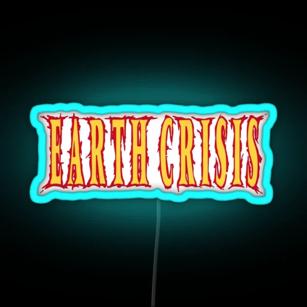 Earth Crisis Band Logo 90 S 2000 S Hardcore RGB Neon Sign