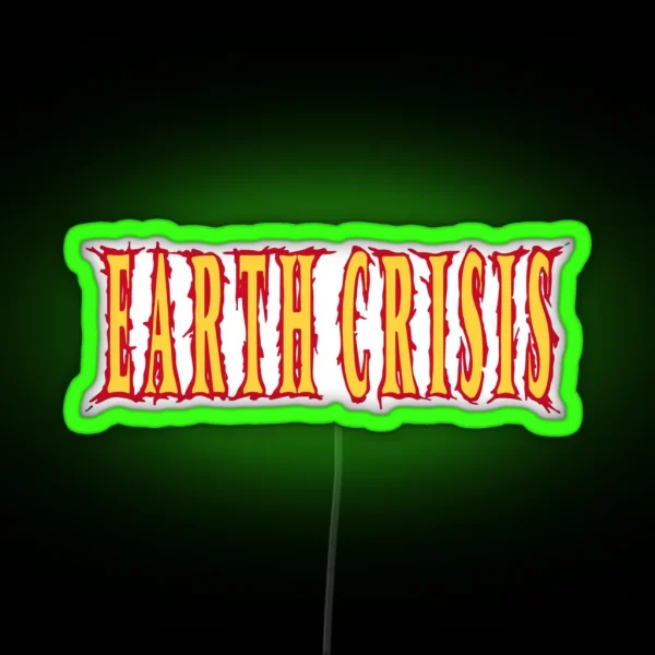 Earth Crisis Band Logo 90 S 2000 S Hardcore RGB Neon Sign