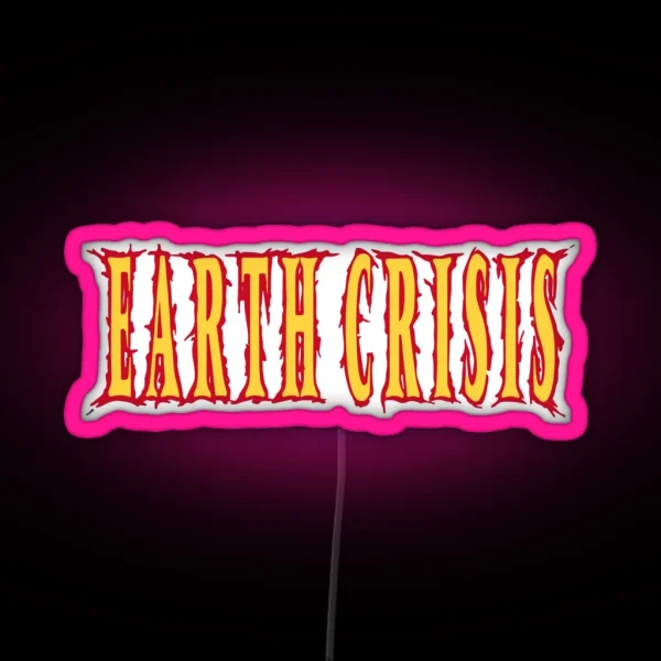 Earth Crisis Band Logo 90 S 2000 S Hardcore RGB Neon Sign