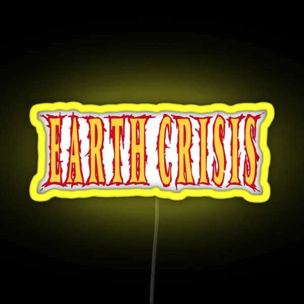 Earth Crisis Band Logo 90 S 2000 S Hardcore RGB Neon Sign