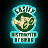 Add whimsical humor to your space with bird-themed neon decor