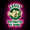 Eco-friendly RGB LED sign for home decor with bird theme.