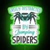 Neon Sign for the Unapologetic Arachnophile with a Love Problem.