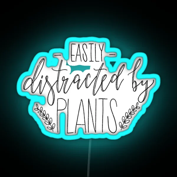 Easily Distracted RGB Neon Sign