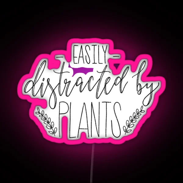 Easily Distracted RGB Neon Sign