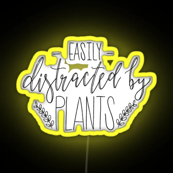 Easily Distracted RGB Neon Sign