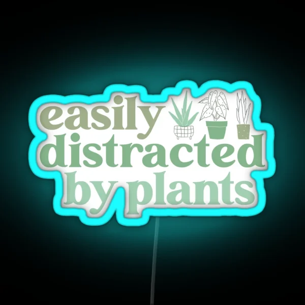 Easily Distracted RGB Neon Sign