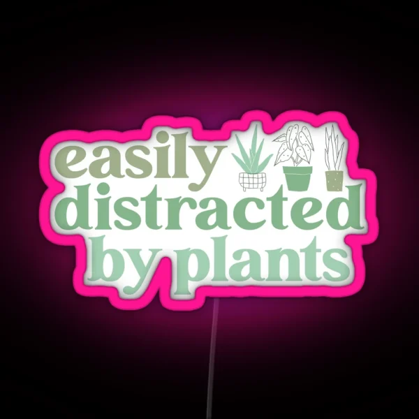 Easily Distracted RGB Neon Sign