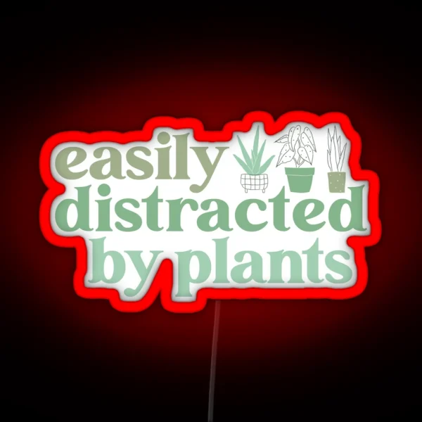 Easily Distracted RGB Neon Sign