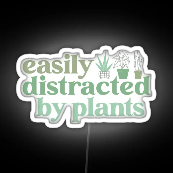 Easily Distracted RGB Neon Sign