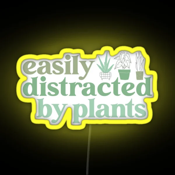 Easily Distracted RGB Neon Sign