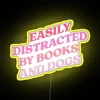 Elegant, customizable, and vibrant colorful digital neon art display installation