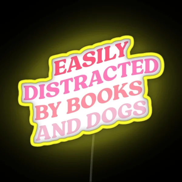 Easily Distracted RGB Neon Sign