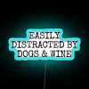 Eye-catching neon distraction sign with customizable RGB colorful lighting effect