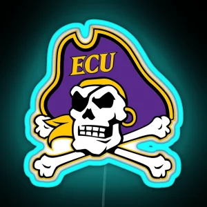 East Carolina Pirates RGB Neon Sign