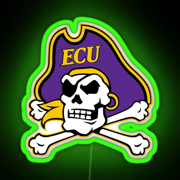 East Carolina Pirates RGB Neon Sign