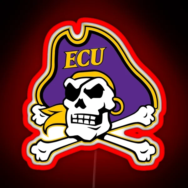 East Carolina Pirates RGB Neon Sign