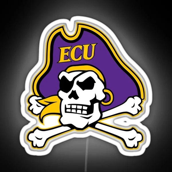 East Carolina Pirates RGB Neon Sign